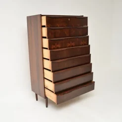 Pamono Vintage Danish Tallboy Chest of Drawers, 1960 Outlet