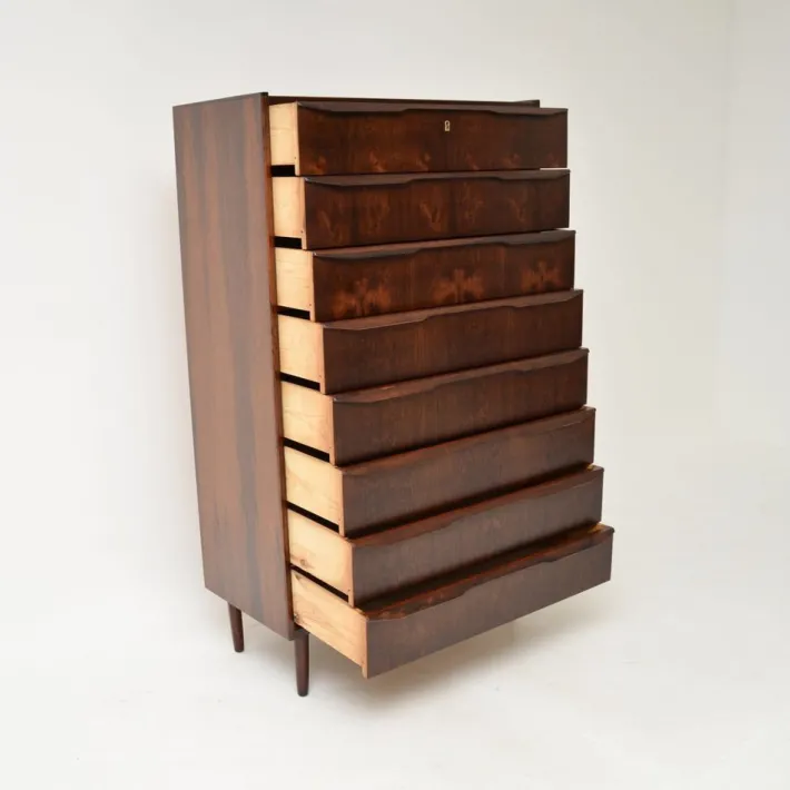Pamono Vintage Danish Tallboy Chest of Drawers, 1960 Outlet