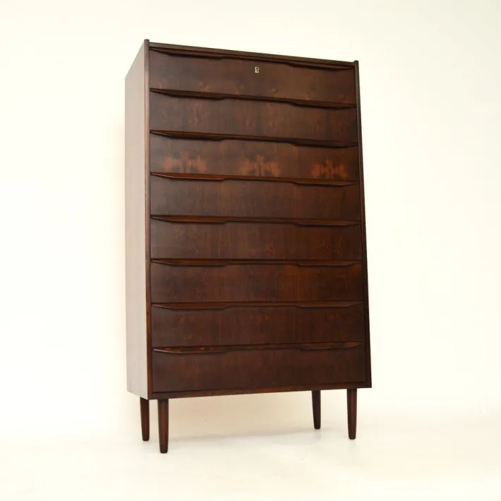 Pamono Vintage Danish Tallboy Chest of Drawers, 1960 Outlet