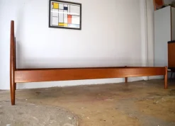 Pamono Vintage Danish Teak Bed Daybed by Soborg Mobler from Søborg Møbelfabrik, 1960s Clearance