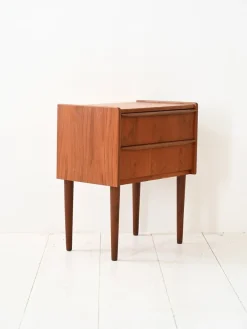 Pamono Vintage Danish Teak Bedside Table, 1960s New