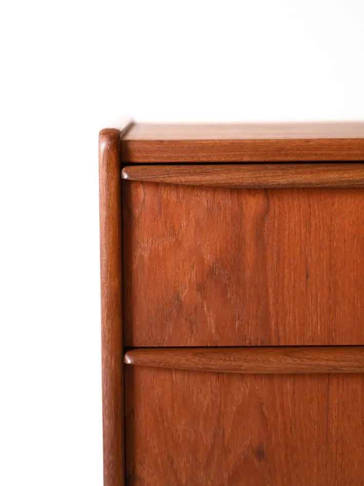 Pamono Vintage Danish Teak Bedside Table, 1960s New