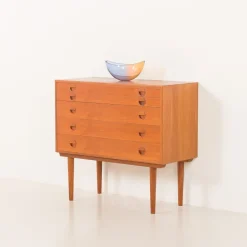 Pamono Vintage Danish Teak Chest of Drawers by Rud Thygesen and Johnny Sørensen for HG Furniture, 1960s
