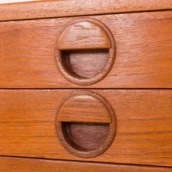 Pamono Vintage Danish Teak Chest of Drawers by Rud Thygesen and Johnny Sørensen for HG Furniture, 1960s