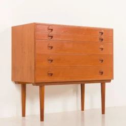 Pamono Vintage Danish Teak Chest of Drawers by Rud Thygesen and Johnny Sørensen for HG Furniture, 1960s