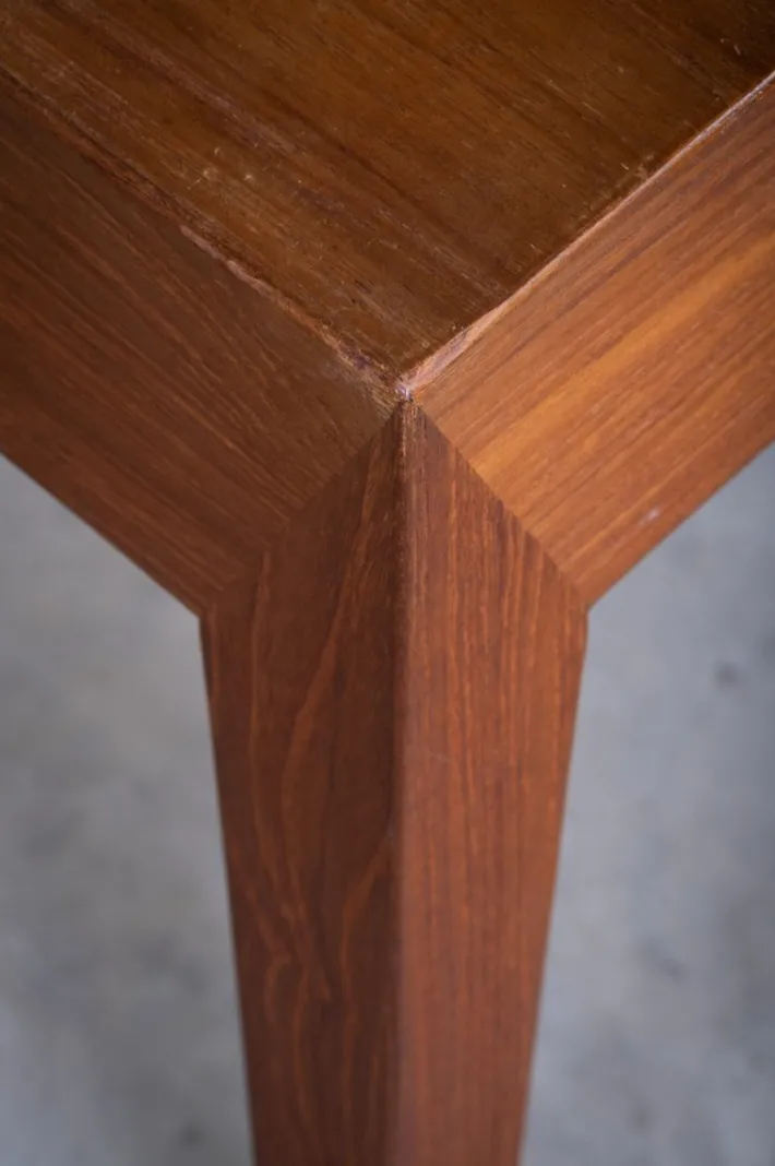 Pamono Vintage Danish Teak Desk by Severin Hansen for Haslev Møbelfabrik, 1950s