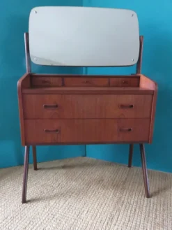Pamono Vintage Danish Teak Dressing Table, 1960s