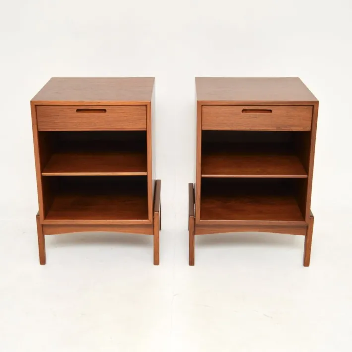 Pamono Vintage Danish Teak Nightstands by Ib Kofod Larsen, 1960, Set of 2 Best