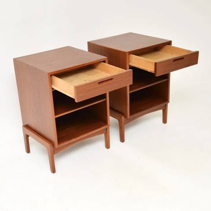 Pamono Vintage Danish Teak Nightstands by Ib Kofod Larsen, 1960, Set of 2 Best