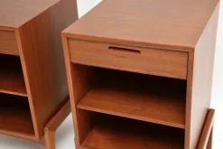 Pamono Vintage Danish Teak Nightstands by Ib Kofod Larsen, 1960, Set of 2 Best