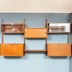 Pamono Vintage Danish Three-Bay Wall System by Poul Cadovius, 1960s Online