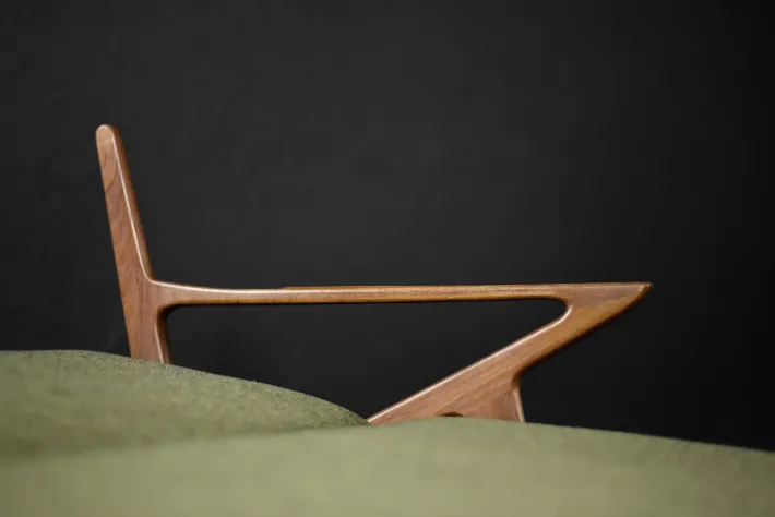 Pamono Vintage Danish Three-Seater Z-Sofa by Poul Jensen for Selig Furniture, 1950s