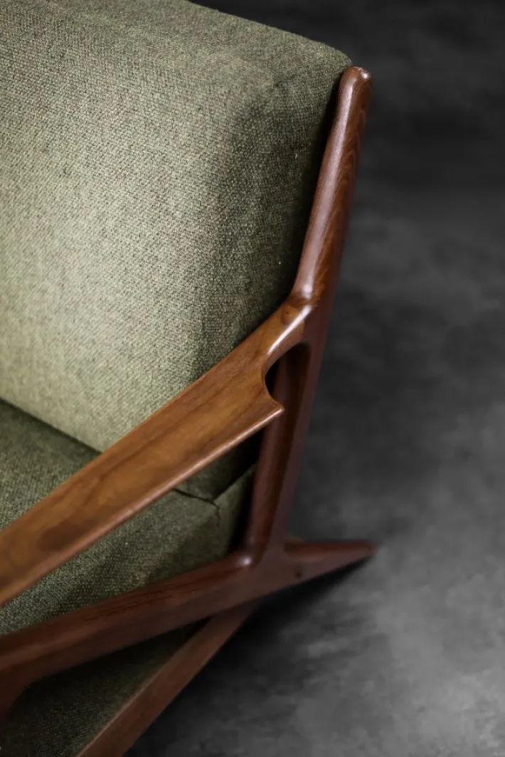 Pamono Vintage Danish Three-Seater Z-Sofa by Poul Jensen for Selig Furniture, 1950s