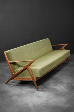 Pamono Vintage Danish Three-Seater Z-Sofa by Poul Jensen for Selig Furniture, 1950s