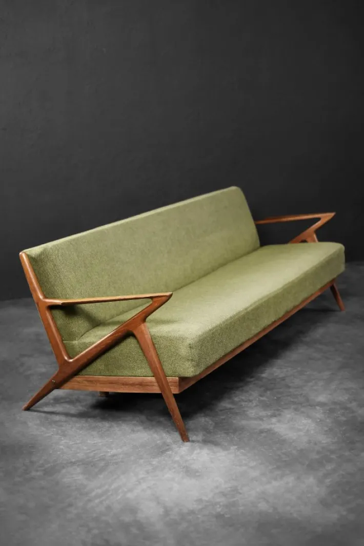 Pamono Vintage Danish Three-Seater Z-Sofa by Poul Jensen for Selig Furniture, 1950s