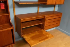 Pamono Vintage Danish Two-Bay Wall System Bookcase in Teak by Poul Cadovius Hot