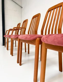 Pamono Vintage Danish Wooden Chairs from Dyrlund, 1960s, Set of 6 Clearance
