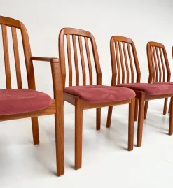 Pamono Vintage Danish Wooden Chairs from Dyrlund, 1960s, Set of 6 Clearance