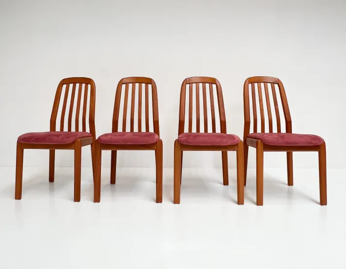 Pamono Vintage Danish Wooden Chairs from Dyrlund, 1960s, Set of 6 Clearance
