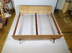 Pamono Vintage Design Double Bed, 1960s New