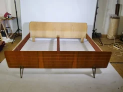 Pamono Vintage Design Double Bed, 1960s New