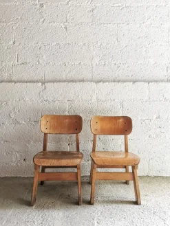 Pamono Vintage Design School Chairs by Eibe for Children, Germany, 1960s, Set of 2 Hot