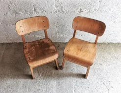 Pamono Vintage Design School Chairs by Eibe for Children, Germany, 1960s, Set of 2 Hot
