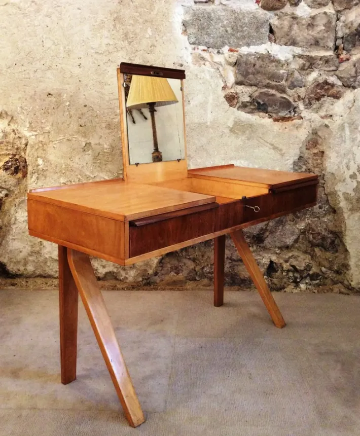 Pamono Vintage Desk by Cees Braakman for Pastoe, 1950s