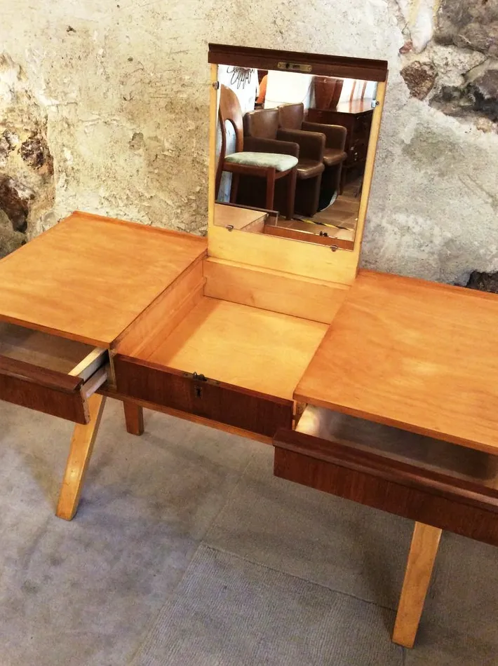 Pamono Vintage Desk by Cees Braakman for Pastoe, 1950s