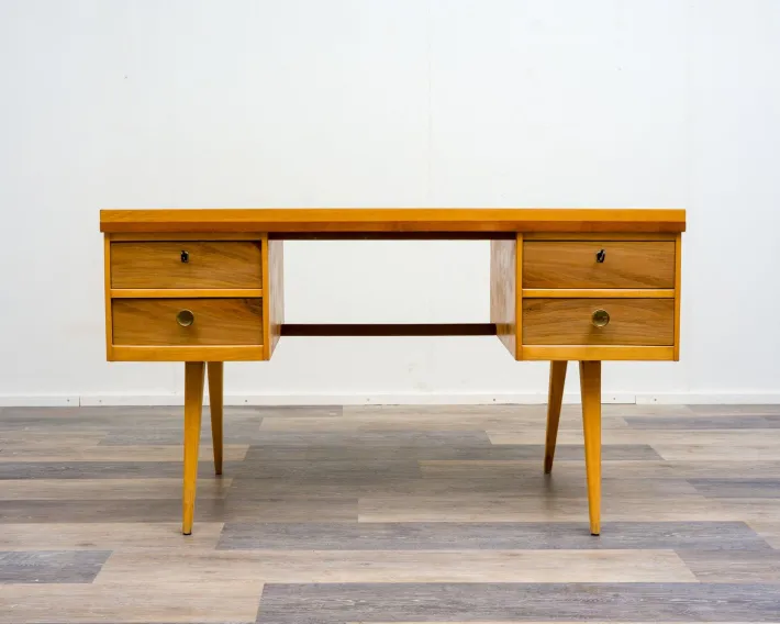 Pamono Vintage Desk in Beech from Ekawerk, 1950s Discount