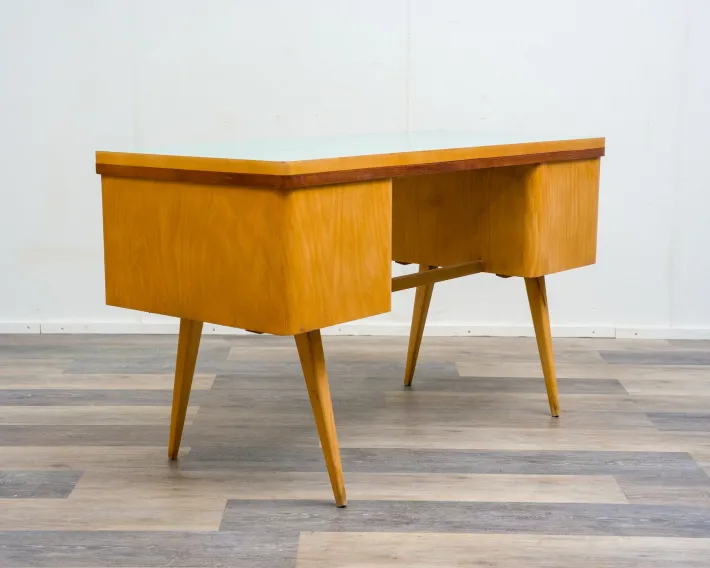 Pamono Vintage Desk in Beech from Ekawerk, 1950s Discount