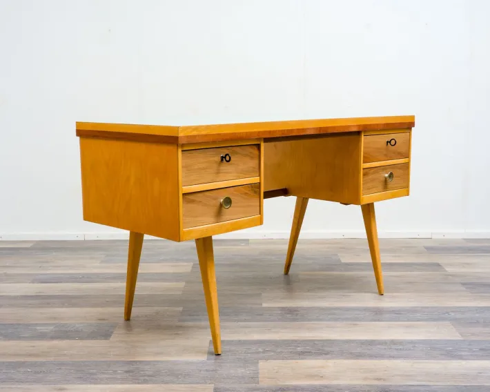 Pamono Vintage Desk in Beech from Ekawerk, 1950s Discount