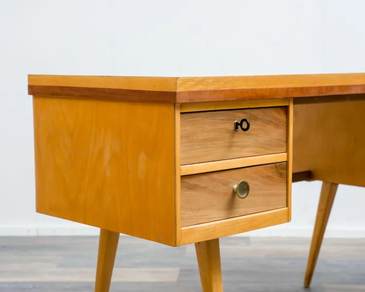 Pamono Vintage Desk in Beech from Ekawerk, 1950s Discount