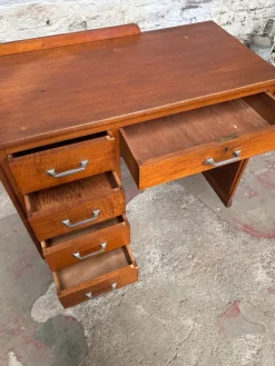 Pamono Vintage Desk in Wood & Metal Clearance