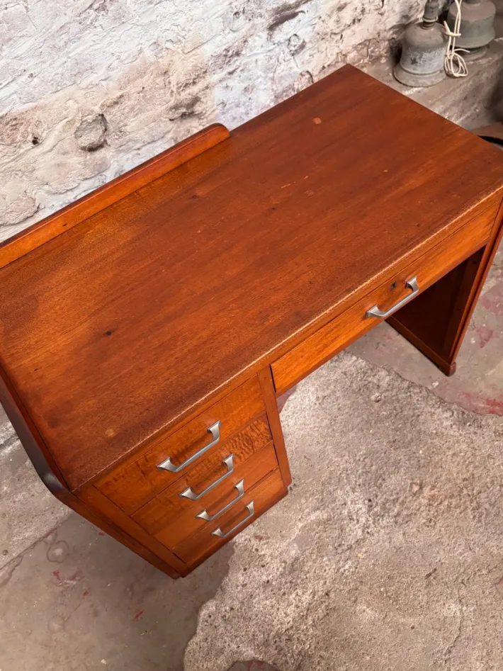 Pamono Vintage Desk in Wood & Metal Clearance
