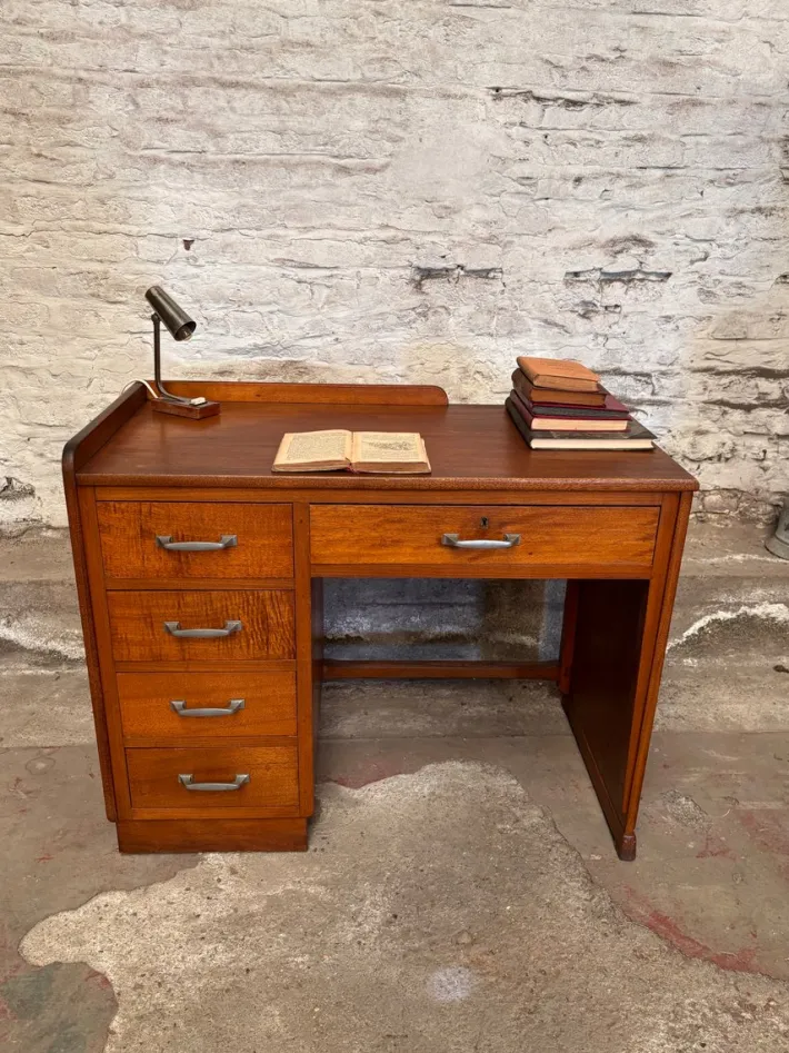 Pamono Vintage Desk in Wood & Metal Clearance