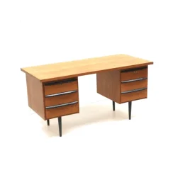 Pamono Vintage Desk with Six Drawers on Legs, 1960s Clearance