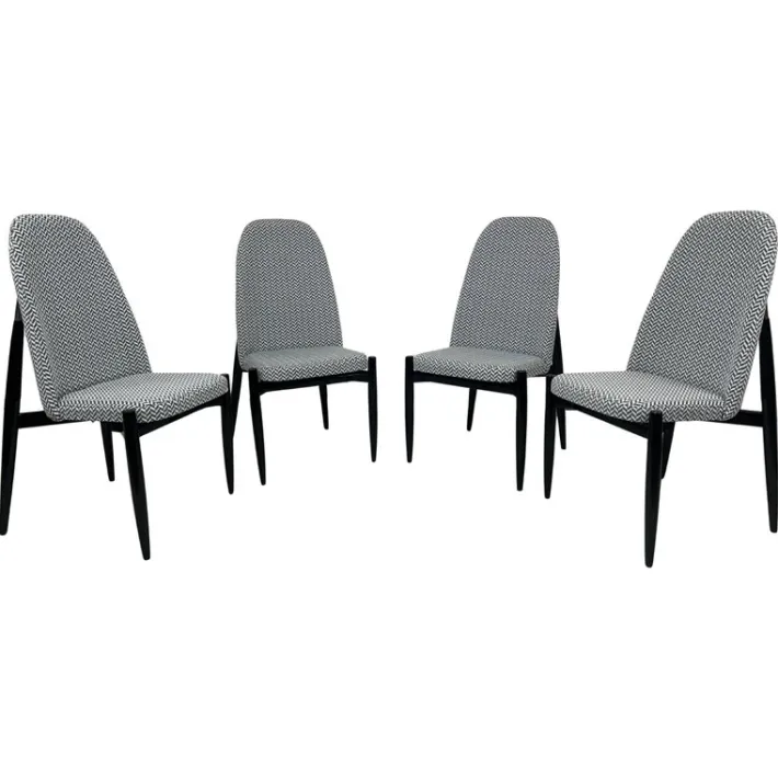 Pamono Vintage Dining Chairs by Miroslav Navrátil, 1950s, Set of 4 Hot
