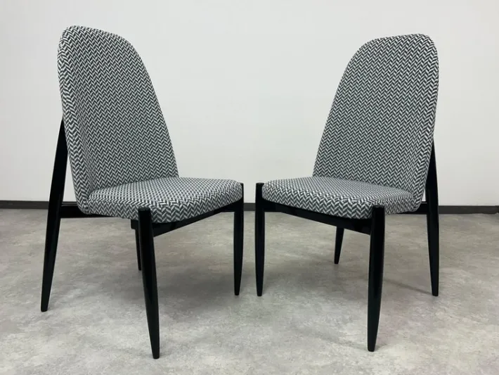 Pamono Vintage Dining Chairs by Miroslav Navrátil, 1950s, Set of 4 Hot