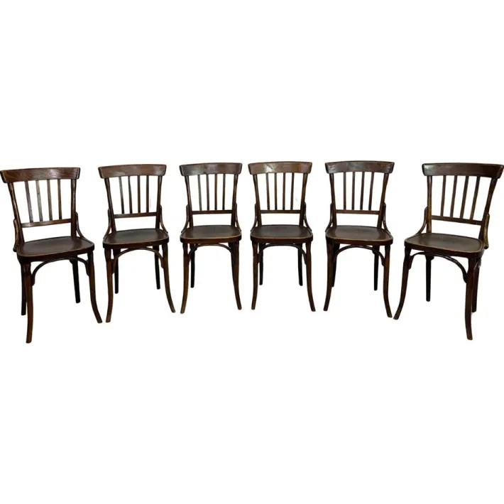 Pamono Vintage Dining Chairs from Thonet, 1930s, Set of 6 Discount