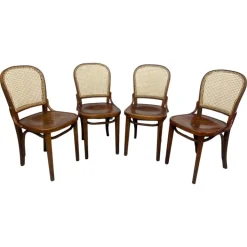 Pamono Vintage Dining Chairs from Thonet, 1920s, Set of 4
