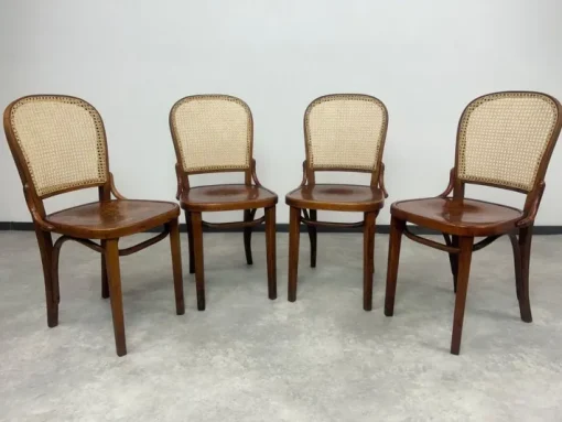 Pamono Vintage Dining Chairs from Thonet, 1920s, Set of 4