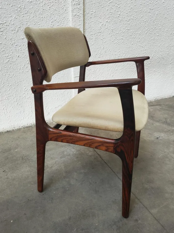 Pamono Vintage Dining Set by Erik Buck, Set of 11 Online