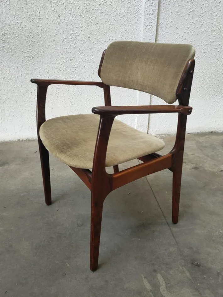 Pamono Vintage Dining Set by Erik Buck, Set of 11 Online