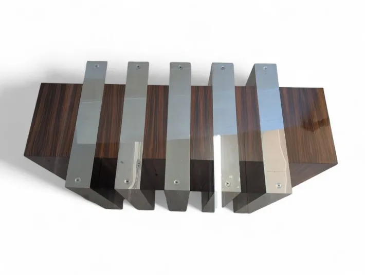 Pamono Vintage Dining Table in Glass, 1970s Discount