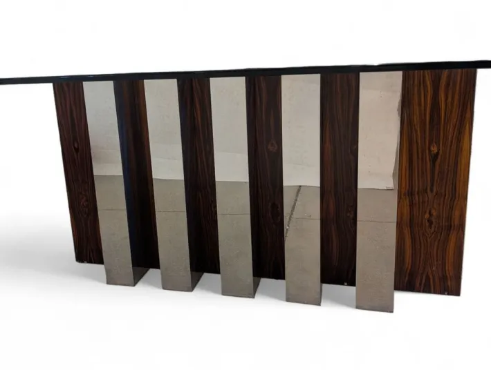 Pamono Vintage Dining Table in Glass, 1970s Discount