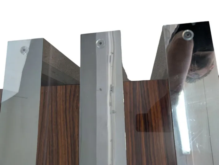 Pamono Vintage Dining Table in Glass, 1970s Discount