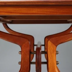 Pamono Vintage Dining Table in Mahogany Veneer, Italy, 1960s Clearance