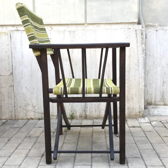 Pamono Vintage Directors Chair with New Coating, Italy, 1950s