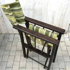 Pamono Vintage Directors Chair with New Coating, Italy, 1950s